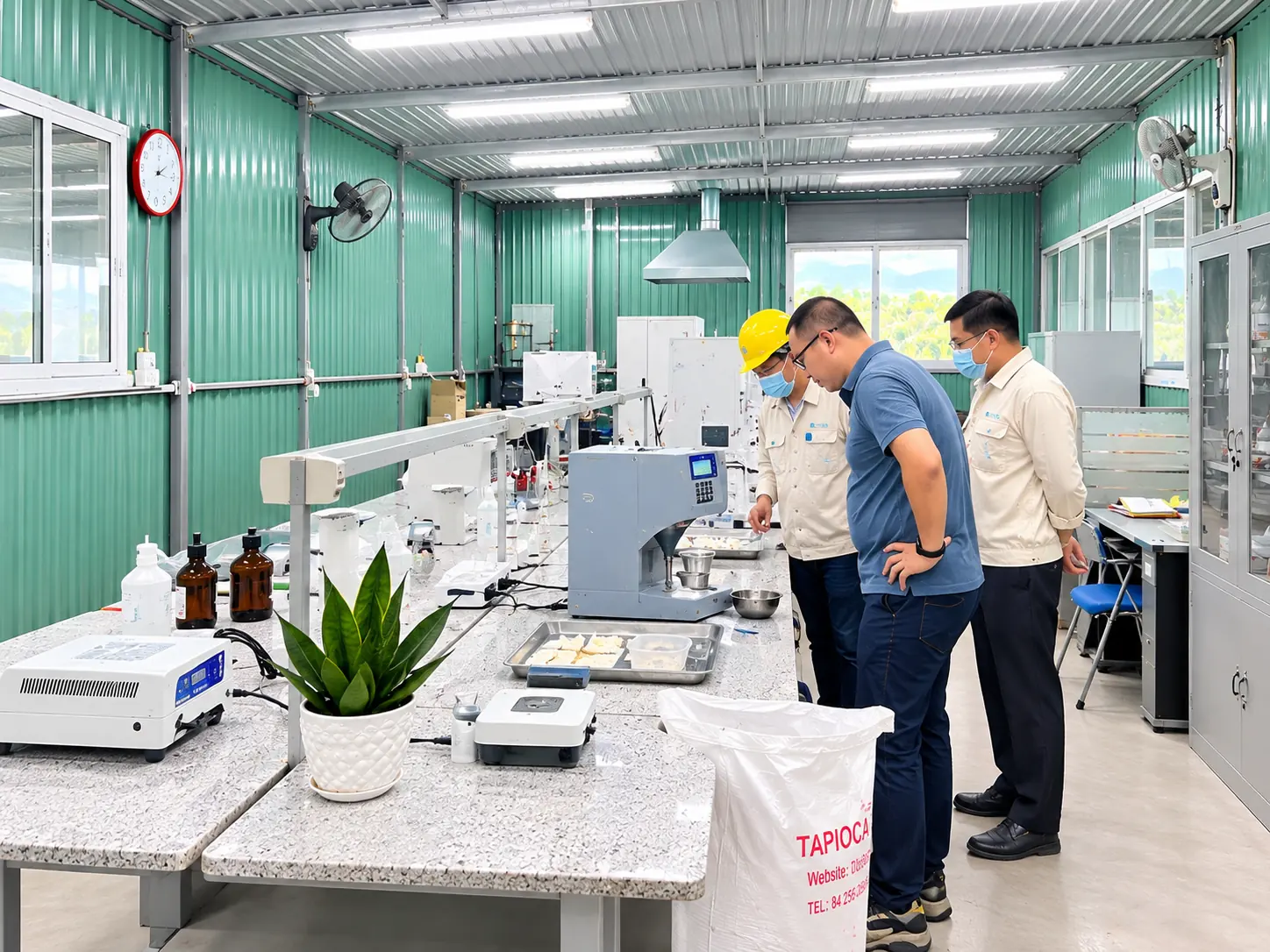 Quality control laboratory of the factory